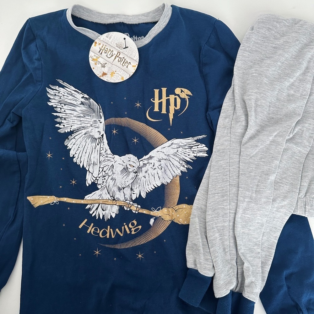 NWT Character Harry Potter Hedwig Pajamas - Picture 3 of 9